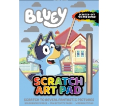 Bluey Scratch Art Pad