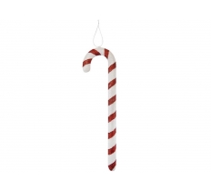 Glitter Candy Cane Hanging Decoration 40cm