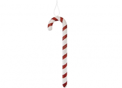 Glitter Candy Cane Hanging Decoration 40cm