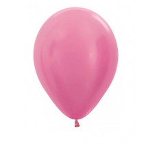 Sempertex 12" Pearl Fuchsia Cream Latex Balloons 12 Pack