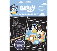 Bluey Scratch Art Set