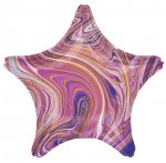Marblez Purple Star Standard Hx Foil Balloons S15