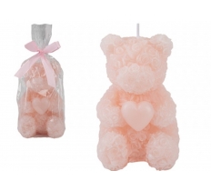 Mother's Day Scented Rose Bear Candle 10.5cm