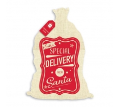 Christmas Calico Special Delivery Sack