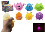 Light Up Puffer Monster 7cm 6 Assorted