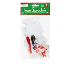 Christmas Craft Foam Characters - 9 Pack