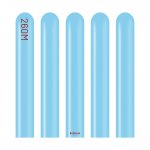 Kalisan 260Q Modelling Baby Blue Balloons 100 Pack