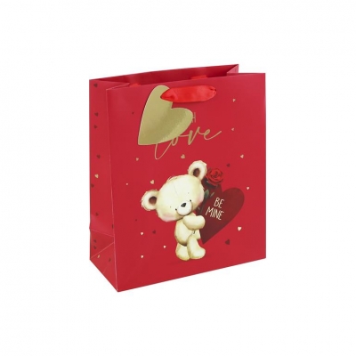 Valentines Day Cute Bear Medium Bag