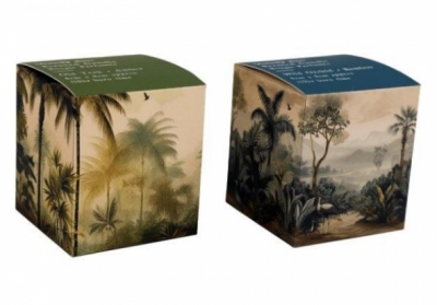 Sepia Palm Boxed Candle 7.5CM