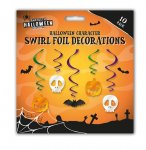 Halloween Spooky Foil Hanging Decorations 10pk