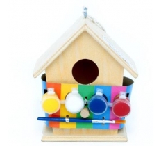 Paint Own Wooden Bird House