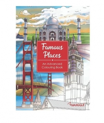 Famous Places Advanced Colouring Book