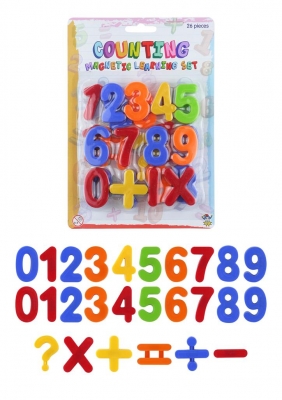 Magnetic 4cm Numbers Set 26 Piece