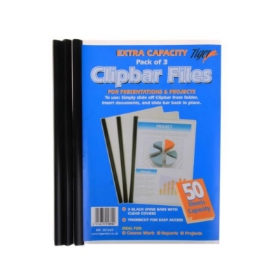 A4 Clip Bar Files 3 Pack