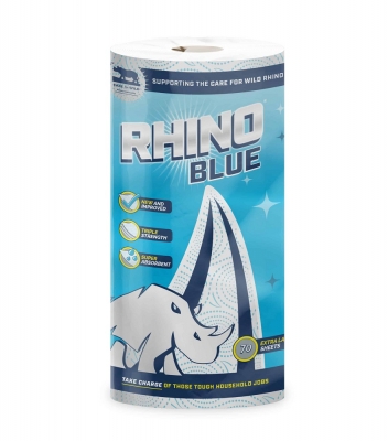 Freedom Rhino XL Single Blue Large Kitchen Towel x 6 pack