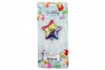 Stripe Birthday Candle 6.5cm