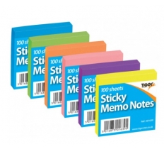 Sticky Memo Notes 3" x 3" ( Assorted Colours )