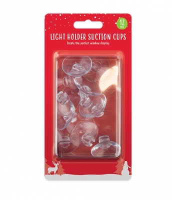 Light Holder Suction Cups 3.5cm 12 Pack