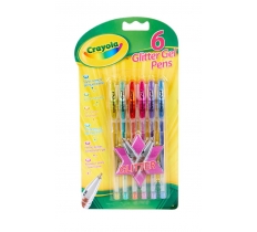 Crayola 6 Glitter Gel Pens ( 58-7747 )
