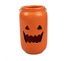 Tall Pumpkin Tea Light Holder