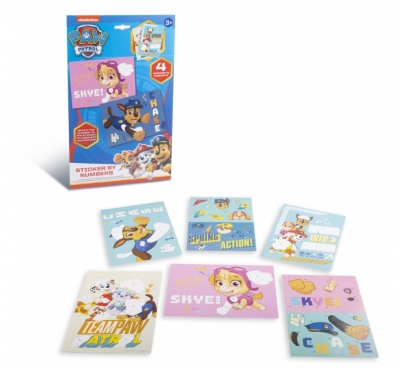 Paw Patrol Sticker By Number