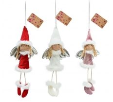 Christmas Angel Decoration ( Assorted Colours )