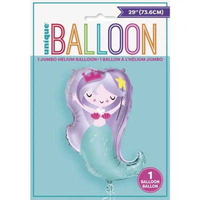 MERMAID GIANT FOIL BALLOON 29"