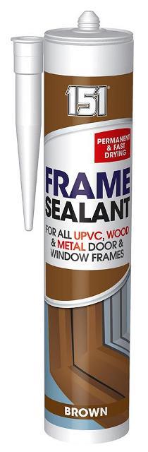 Frame Sealant Brown 310ml Cartridge - Click Image to Close