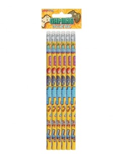 Gaming 6 Pack Pencil Set 17cm