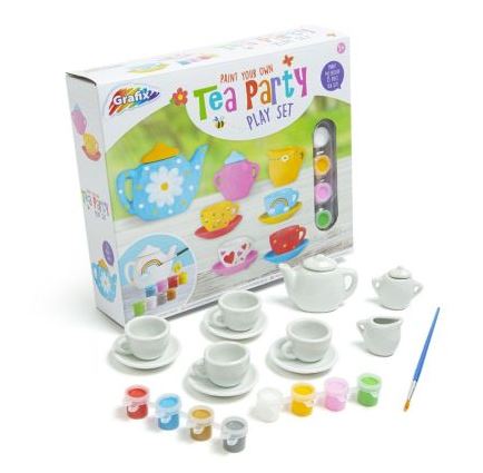 creatology paint and play tea set