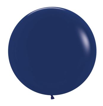 Fashion Colour Navy Blue 24" Latex Balloons 60cm 3 Pack