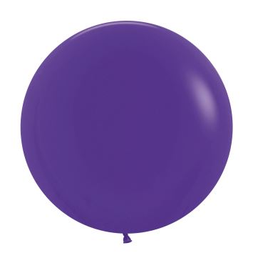 Fashion Colour Violet 24" Latex Balloons 60cm 3 Pack