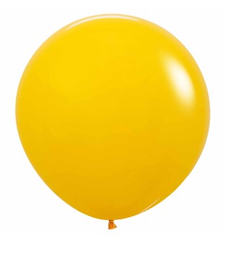 Fashion Colour Solid Honey Yellow 24" Latex Balloons s