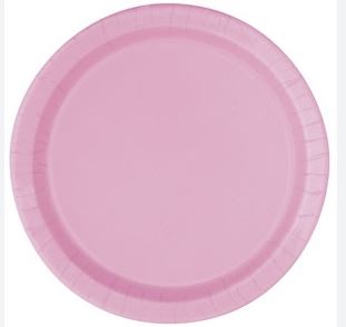 Lovely Pink 7" Plates 8 Pack