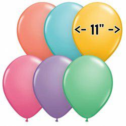 11" Plain Latex Balloons