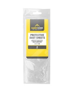 Polythene Dust Sheet 2pk