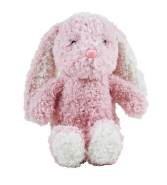 8" Pink Bunny Plush