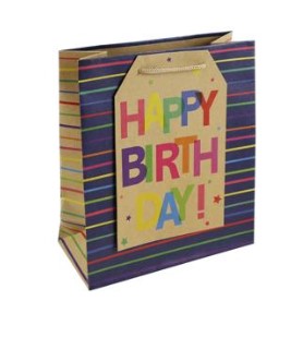 Xl Birthday Tag Medium Bag