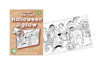 ECO Play Card Halloween Jigsaws 14x10cm