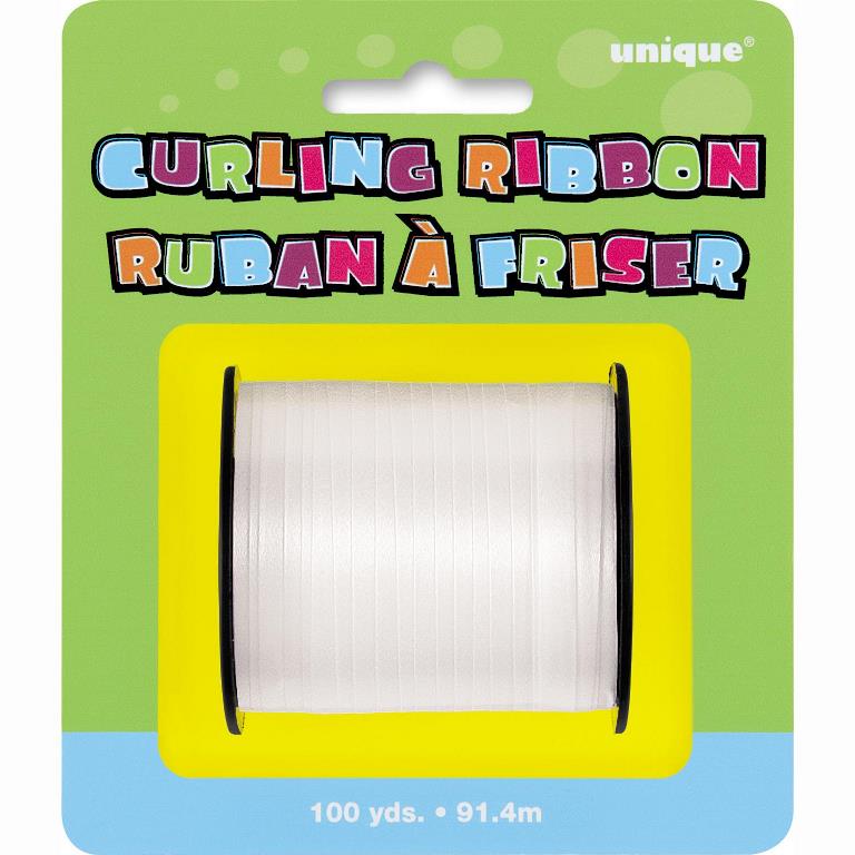 White Curling Ribbon