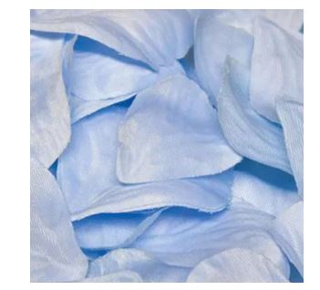 Eleganza Rose Petals - Light Blue 164Pcs