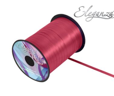 Eleganza Poly Curling Ribbon 5mm X500Yds No.17 Burgundy