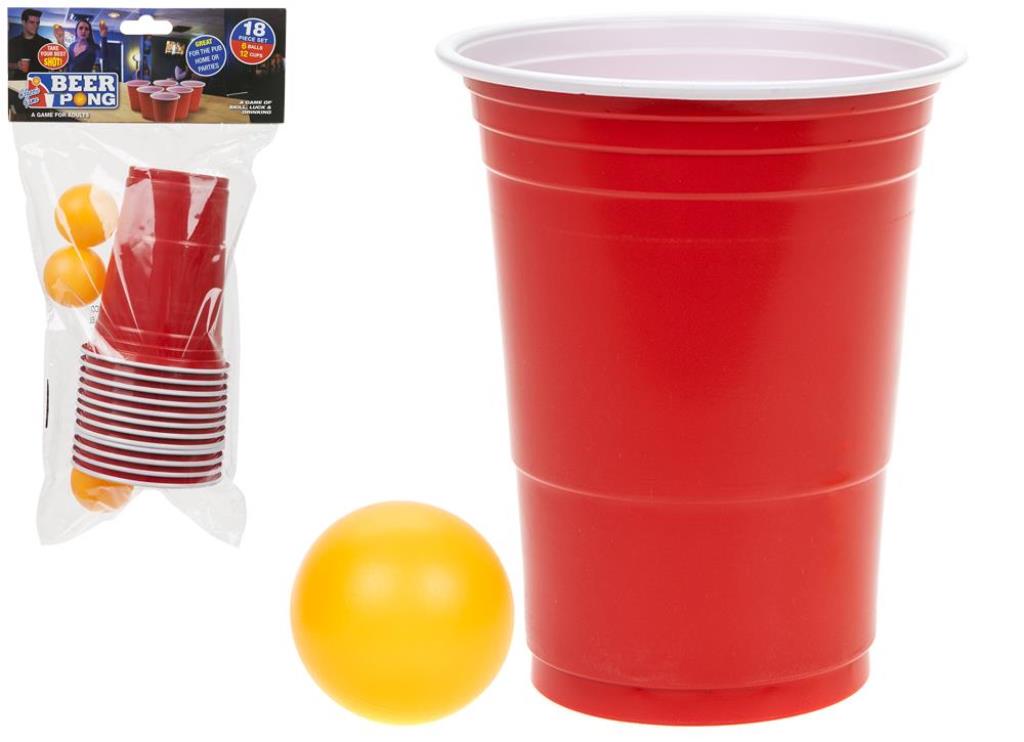 Original Adult Drinking Game Beer Pong Set 2 Ping Pong