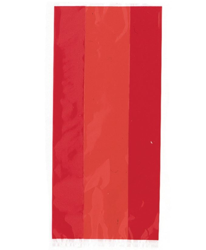 30 Ruby Red Cello Bags - Click Image to Close