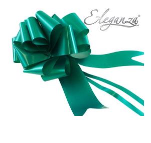 Eleganza Poly Pull Bows 50mmx20Pcs Emerald Green