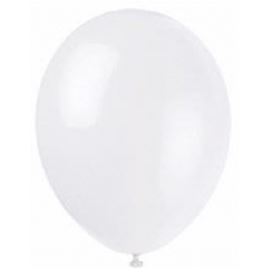 12" Premium Latex Balloons 10 Pack Linen White