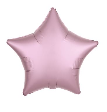 Amscan Metallic Pastel Pink Star Standard Foil Balloons