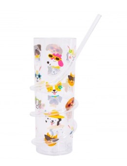 Bello Kids Crazy Straw Tumbler 400ml