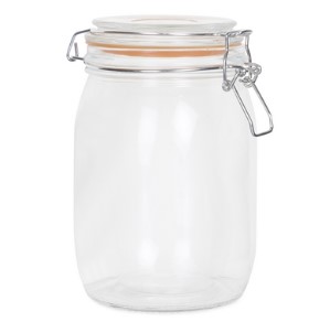 Glass Clipseal jar 750ml Round