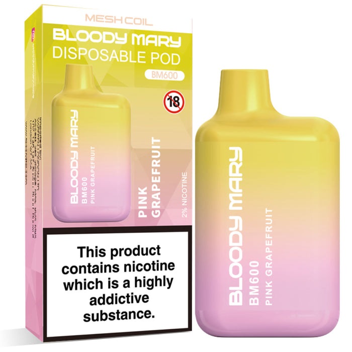 Bloody Mary BM600 Vape Tropical Punch - Click Image to Close